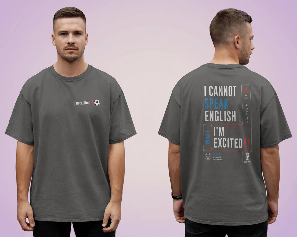 I'm Excited - Wordstack Design, ユニセックスTシャツ