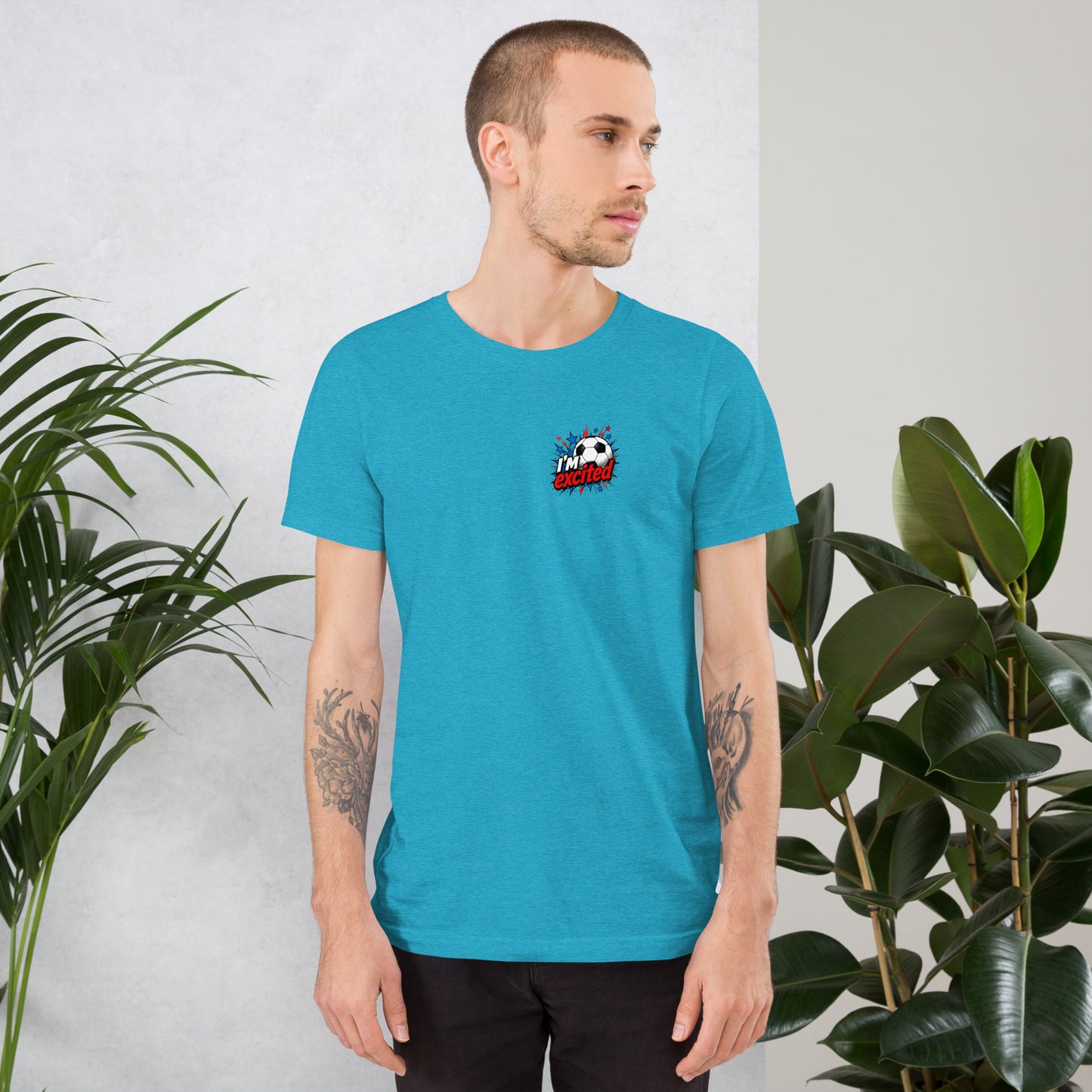 I'm Excited - 爆発デザイン、ユニセックスTシャツ