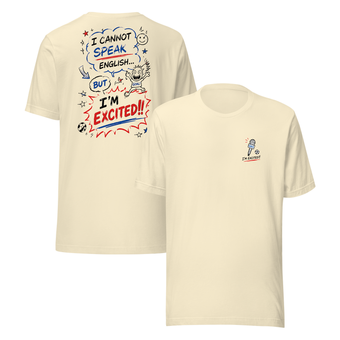 I'm Excited - Cartoon Design, Unisex T-Shirt