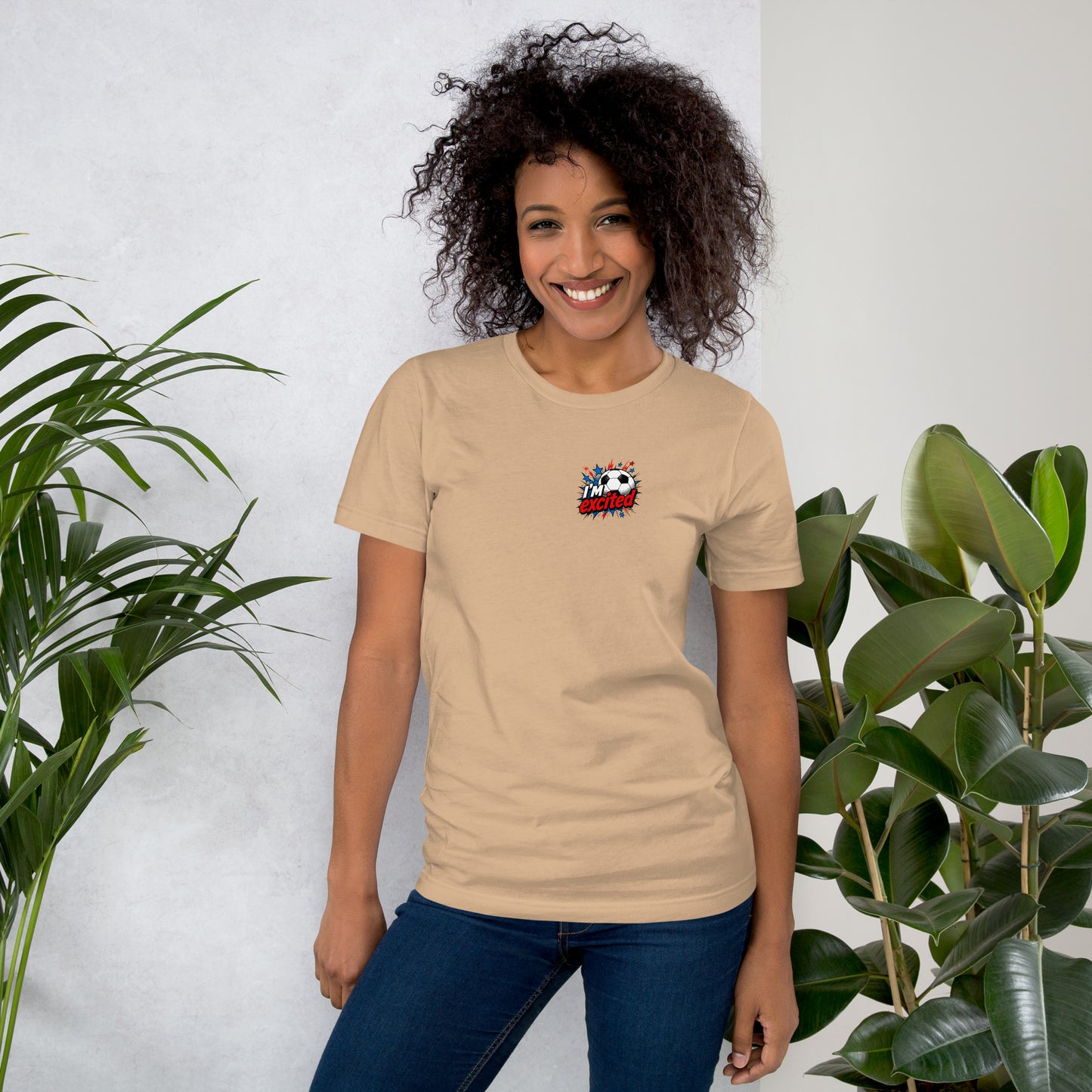I'm Excited - 爆発デザイン、ユニセックスTシャツ
