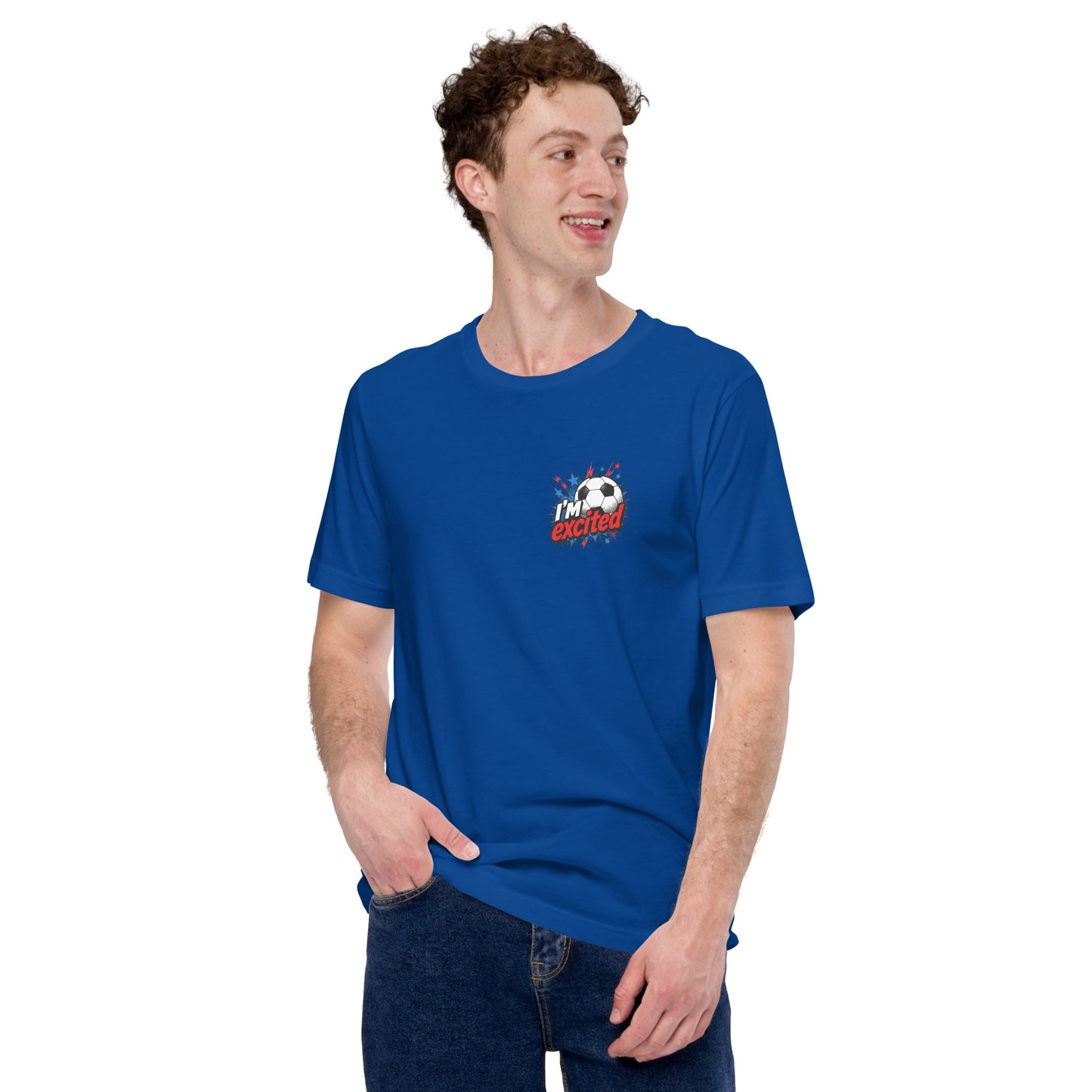 I'm Excited - 爆発デザイン、ユニセックスTシャツ